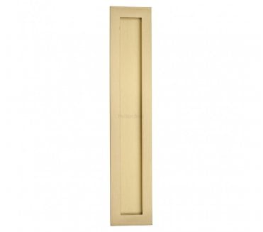 Heritage Brass C1855 Rectangular Flush Pull 300x58mm - Satin Brass
