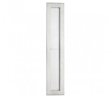 Heritage Brass C1855 Rectangular Flush Pull 300x58mm - Satin Chrome