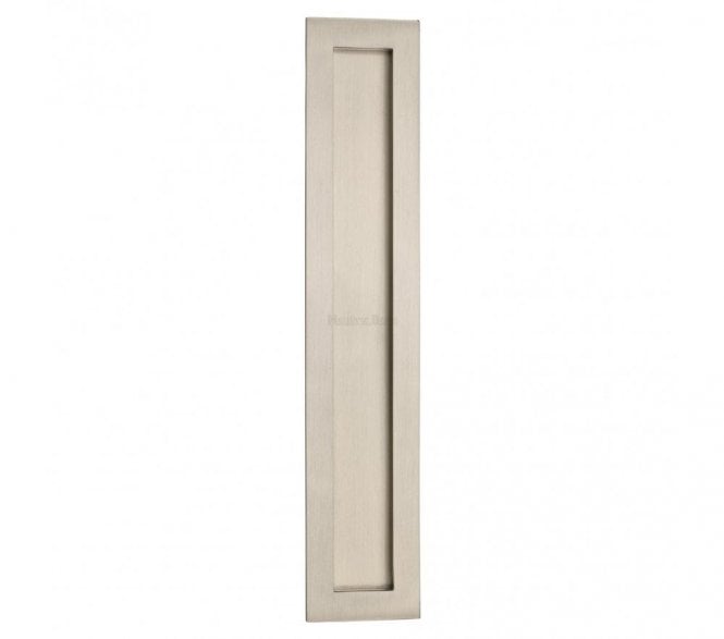 Heritage Brass C1855 Rectangular Flush Pull 300x58mm - Satin Nickel