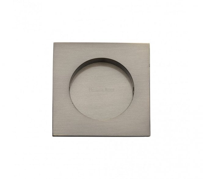 Heritage Brass C1860 Square Flush Pull 63x63mm - Antique Brass