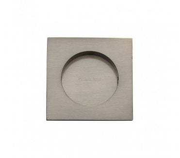 Heritage Brass C1860 Square Flush Pull 63x63mm - Antique Brass