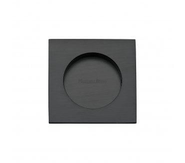 Heritage Brass C1860 Square Flush Pull 63x63mm - Matt Black