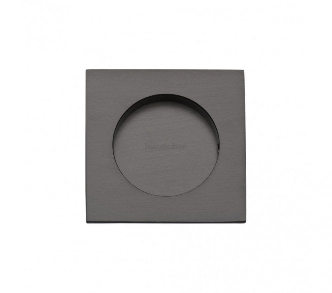 Heritage Brass C1860 Square Flush Pull 63x63mm - Matt Bronze