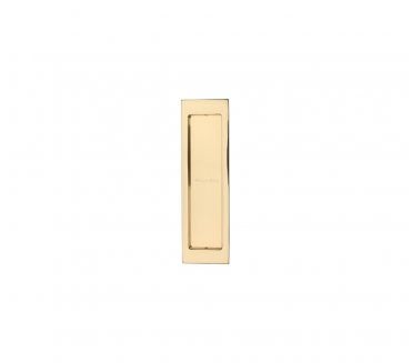 Heritage Brass C1872 Rectangular Flush Pull 197x57mm - Polished Brass