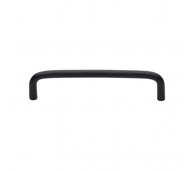 Heritage Brass C2155 D-Shaped Cabinet Pull Handles - Matt Black.