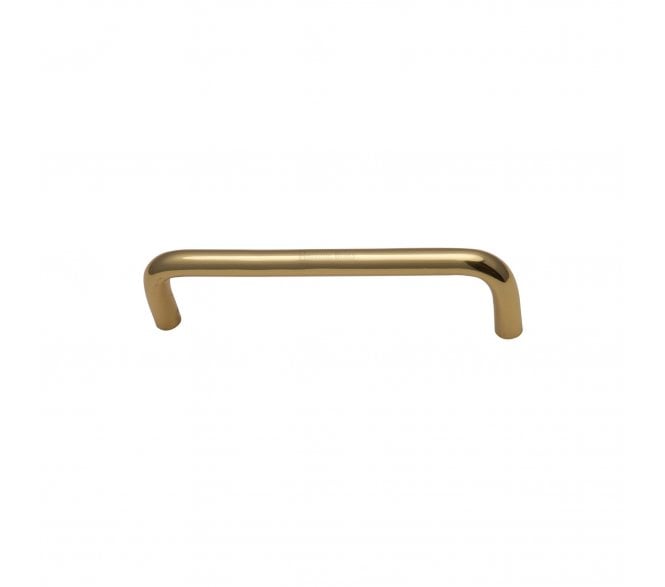 Heritage Brass C2155 D-Shaped Cabinet Pull Handles - Polished Brass.