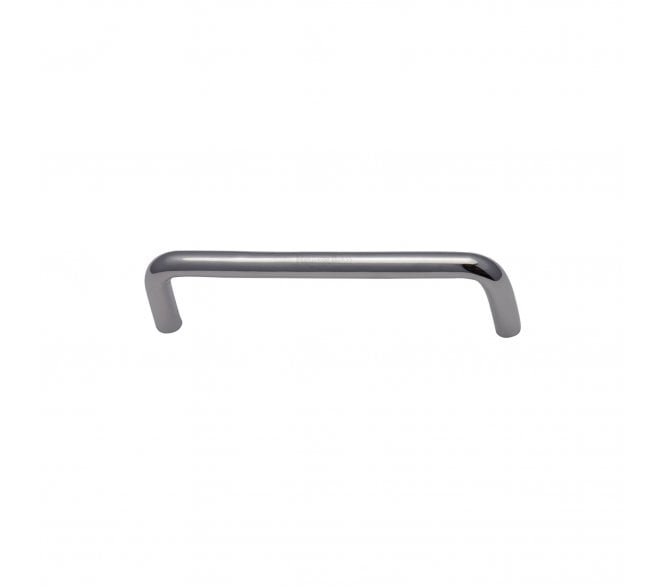 Heritage Brass C2155 D-Shaped Cabinet Pull Handles - Polished Chrome.