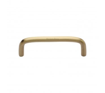 Heritage Brass C2155 D-Shaped Cabinet Pull Handles - Satin Brass.