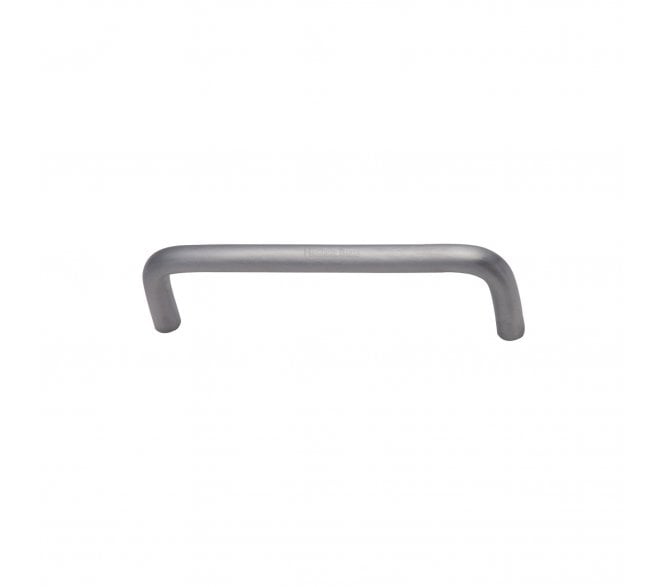 Heritage Brass C2155 D-Shaped Cabinet Pull Handles - Satin Chrome.