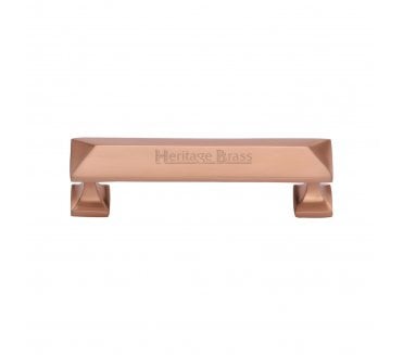 Heritage Brass C2231 Pyramid Cabinet Pull Handles - Satin Rose Gold