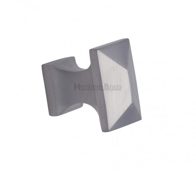 Heritage Brass C2232 Anvil Shaped Cabinet Knob - Satin Chrome