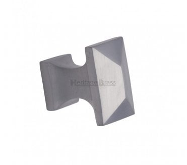 Heritage Brass C2232 Anvil Shaped Cabinet Knob - Satin Chrome
