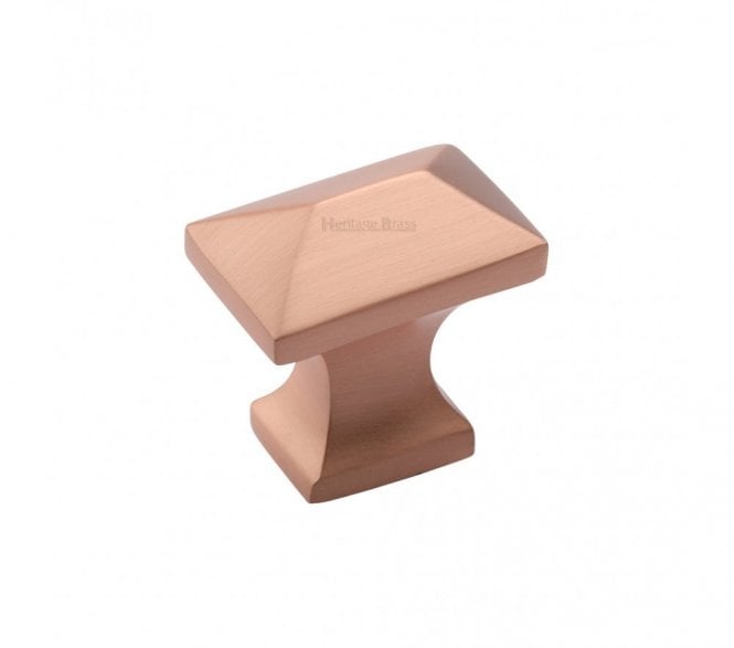 Heritage Brass C2232 Anvil Shaped Cabinet Knob - Satin Rose Gold