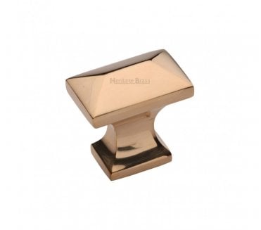Heritage Brass C2232 Anvil Shaped Cabinet Knob - Unlacquered Brass