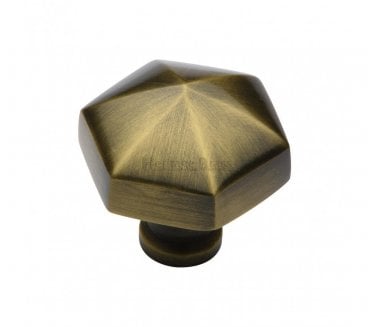 Heritage Brass C2238 Carousel Cabinet Knob 32mm -  Antique Brass