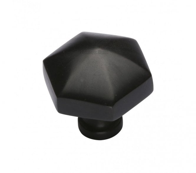 Heritage Brass C2238 Carousel Cabinet Knob 32mm -  Matt Black
