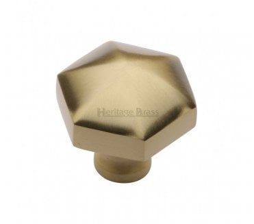 Heritage Brass C2238 Carousel Cabinet Knob 32mm -  Satin Brass