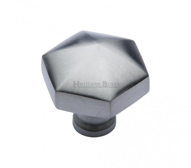 Heritage Brass C2238 Carousel Cabinet Knob 32mm - Satin Chrome