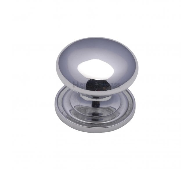 Heritage Brass C2240 Victorian Mushroom Cabinet Knobs - Polished Chrome
