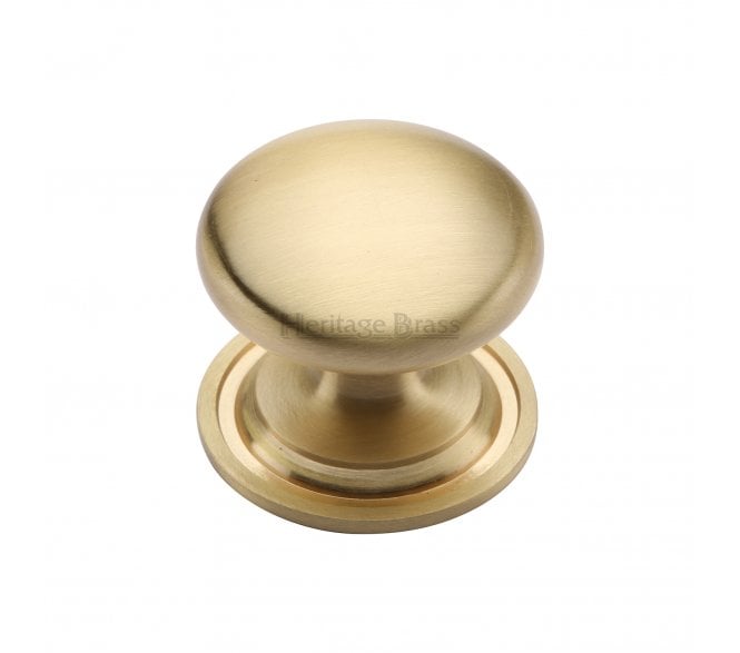 Heritage Brass C2240 Victorian Mushroom Cabinet Knobs - Satin Brass