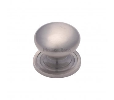 Heritage Brass C2240 Victorian Mushroom Cabinet Knobs - Satin Nickel