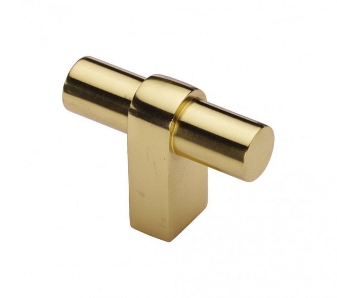 Heritage Brass C2482 Industrial T-Bar Cabinet Knob - Polished Brass