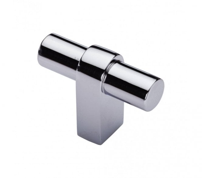 Heritage Brass C2482 Industrial T-Bar Cabinet Knob - Polished Chrome