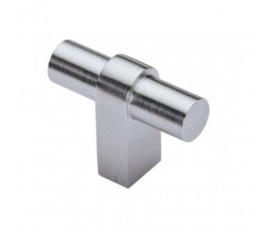 Heritage Brass C2482 Industrial T-Bar Cabinet Knob - Satin Chrome