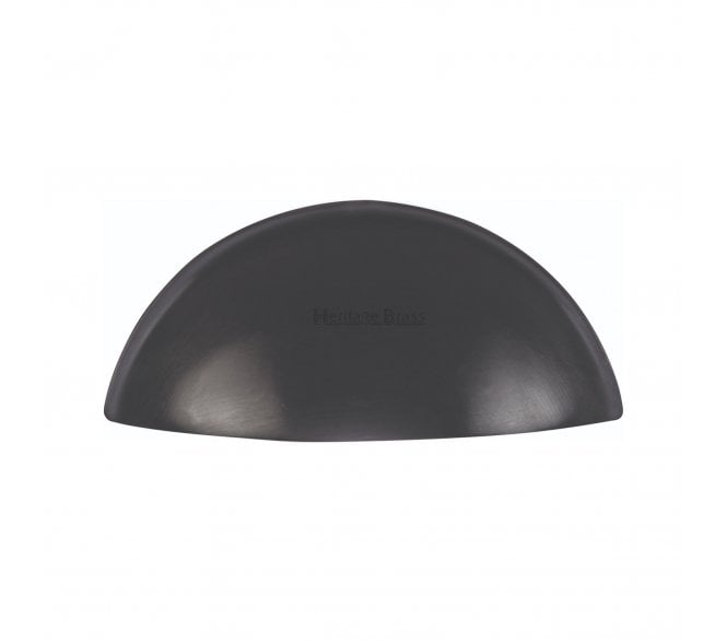 Heritage Brass C2760 Drawer Cup Pull - Matt Black