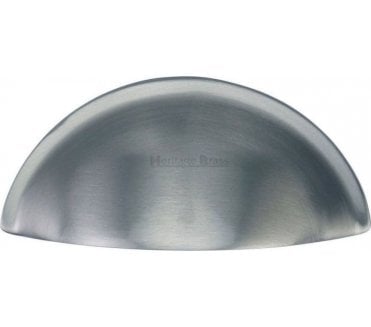 Heritage Brass C2760 Drawer Cup Pull - Satin Chrome