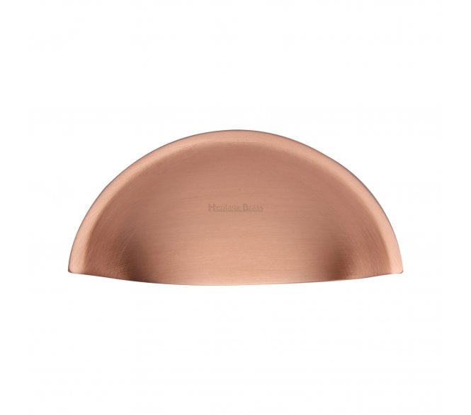 Heritage Brass C2760 Drawer Cup Pull - Satin Rose Gold