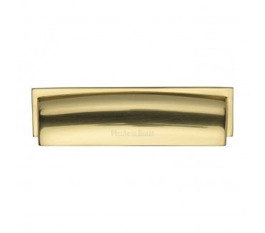 Heritage Brass C2765 Shropshire Drawer Cup Pull - Polished Brass