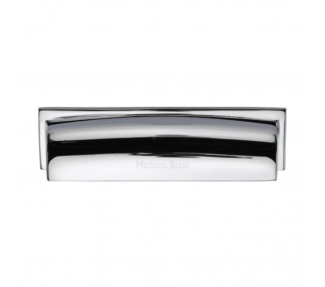 Heritage Brass C2765 Shropshire Drawer Cup Pull - Polished Chrome