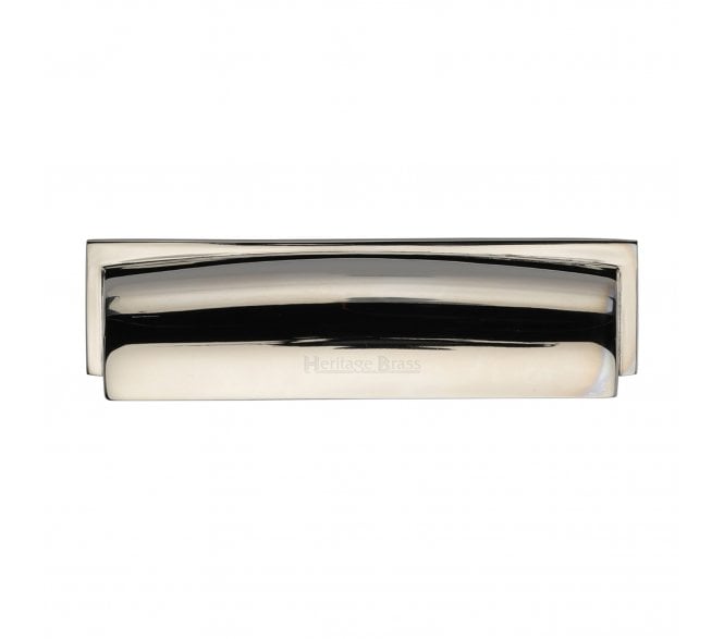 Heritage Brass C2765 Shropshire Drawer Cup Pull - Polished Nickel