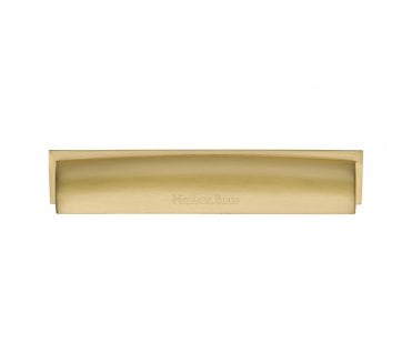 Heritage Brass C2765 Shropshire Drawer Cup Pull - Satin Brass