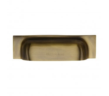 Heritage Brass C2766-152 Square Drawer Cup Pull - Antique Brass