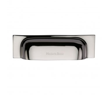Heritage Brass C2766-152 Square Drawer Cup Pull - Polished Nickel