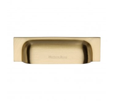 Heritage Brass C2766-152 Square Drawer Cup Pull - Satin Brass