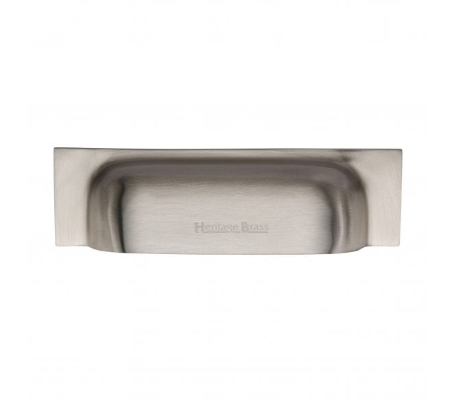 Heritage Brass C2766-152 Square Drawer Cup Pull - Satin Nickel
