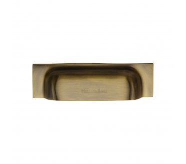 Heritage Brass C2766 Square Drawer Cup Pull - Antique Brass