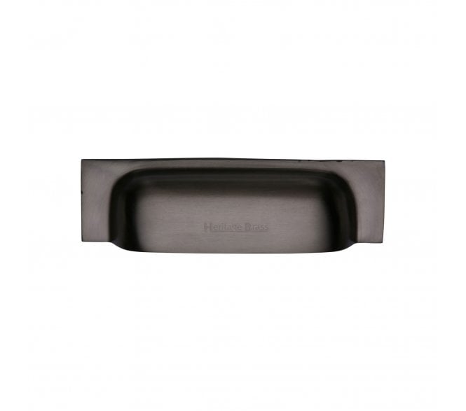 Heritage Brass C2766 Square Drawer Cup Pull - Matt Bronze