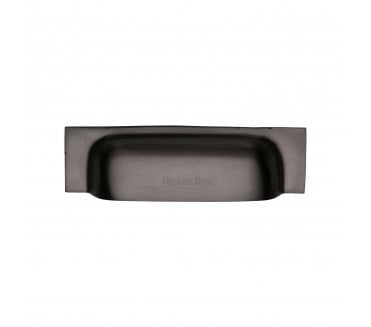 Heritage Brass C2766 Square Drawer Cup Pull - Matt Bronze