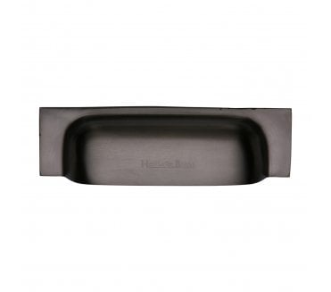 Heritage Brass C2766 Square Drawer Cup Pull - Matt Bronze