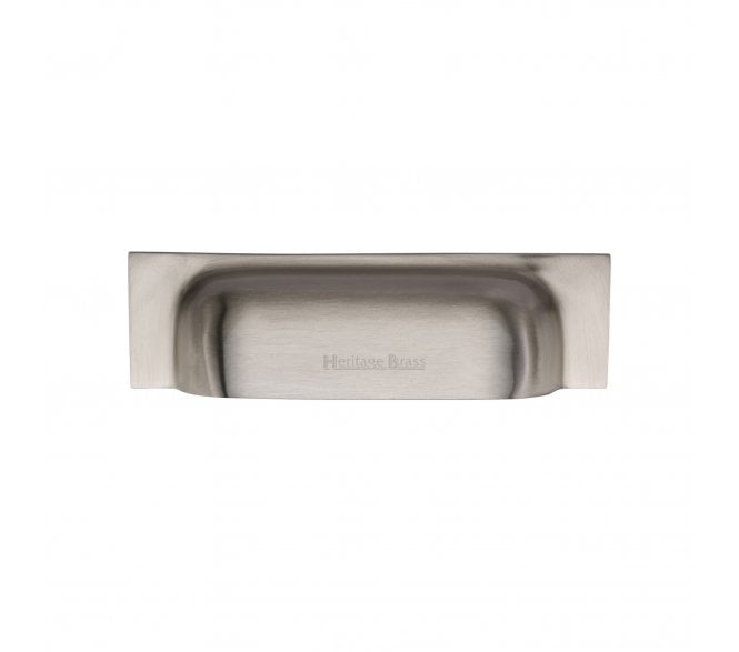 Heritage Brass C2766 Square Drawer Cup Pull - Satin Nickel