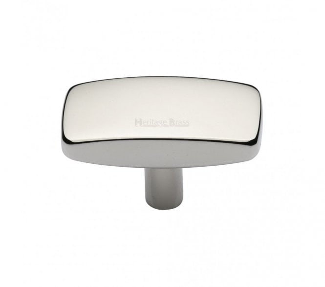 Heritage Brass C3384 Rectangular Cabinet Knobs - Polished Nickel