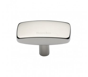 Heritage Brass C3384 Rectangular Cabinet Knobs - Polished Nickel