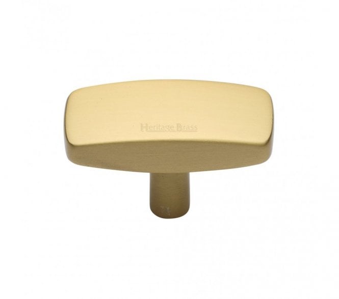 Heritage Brass C3384 Rectangular Cabinet Knobs - Satin Brass