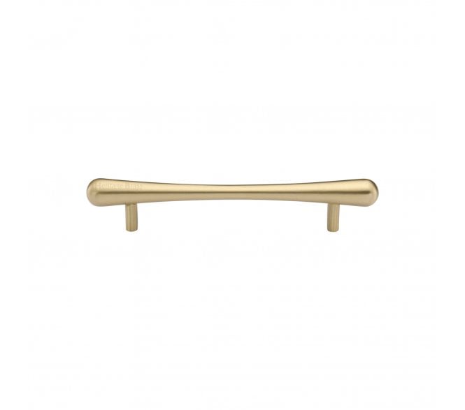 Heritage Brass C3570 T-Bar Raindrop Cabinet Pull Handles - Satin Brass