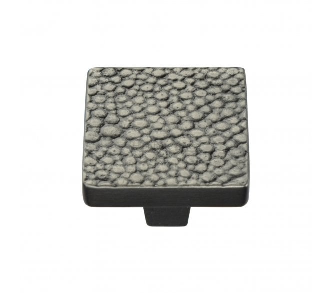 Heritage Brass C3653 Fossil Stingray Square Cabinet Knobs - Aged Nickel