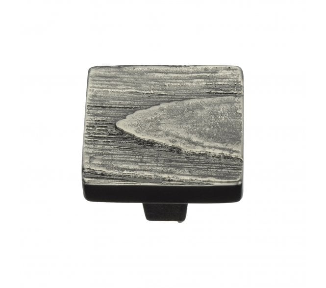 Heritage Brass C3664 Fossil Pine Square Cabinet Knobs - Aged Nickel